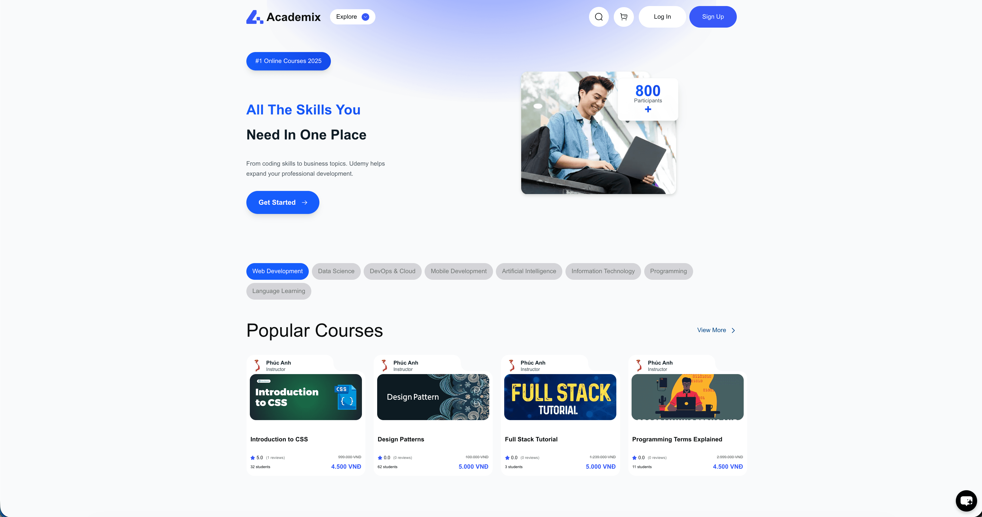 Academix EdTech case study preview